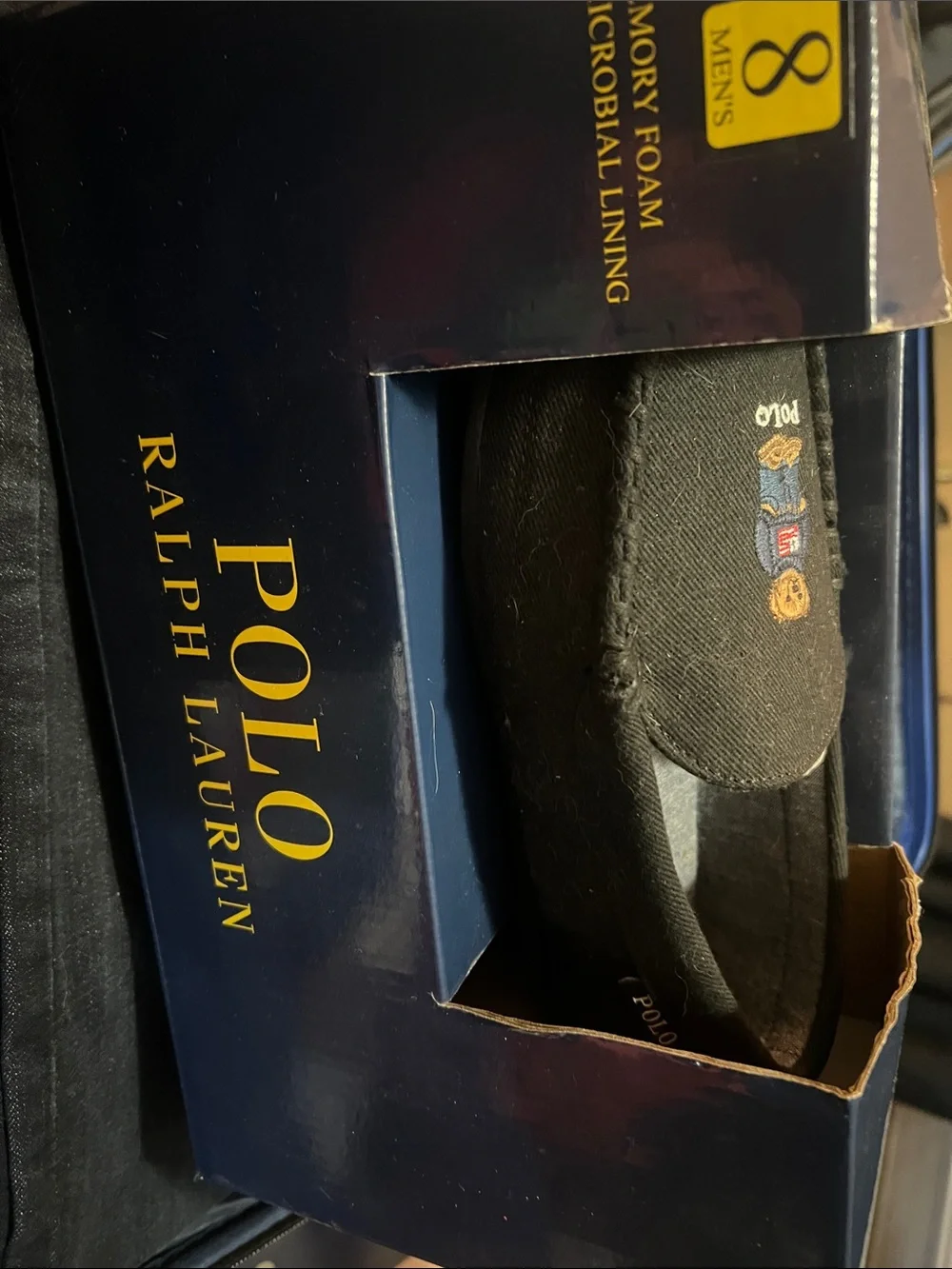 Polo by Ralph Lauren Black Men's Slip-On Loafers
